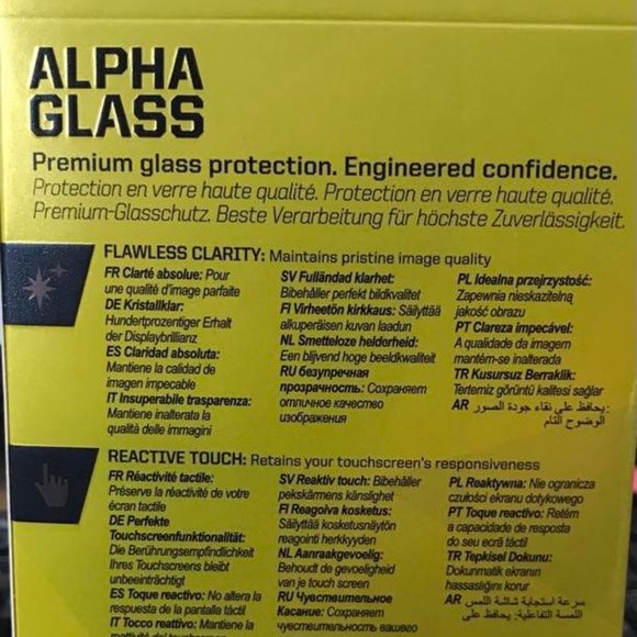 OTTERBOX ALPHA GLASS SERIES Screen Protector for iPhone 6 PLUS/6s PLUS/7 PLUS/8 - Picture 2 of 3
